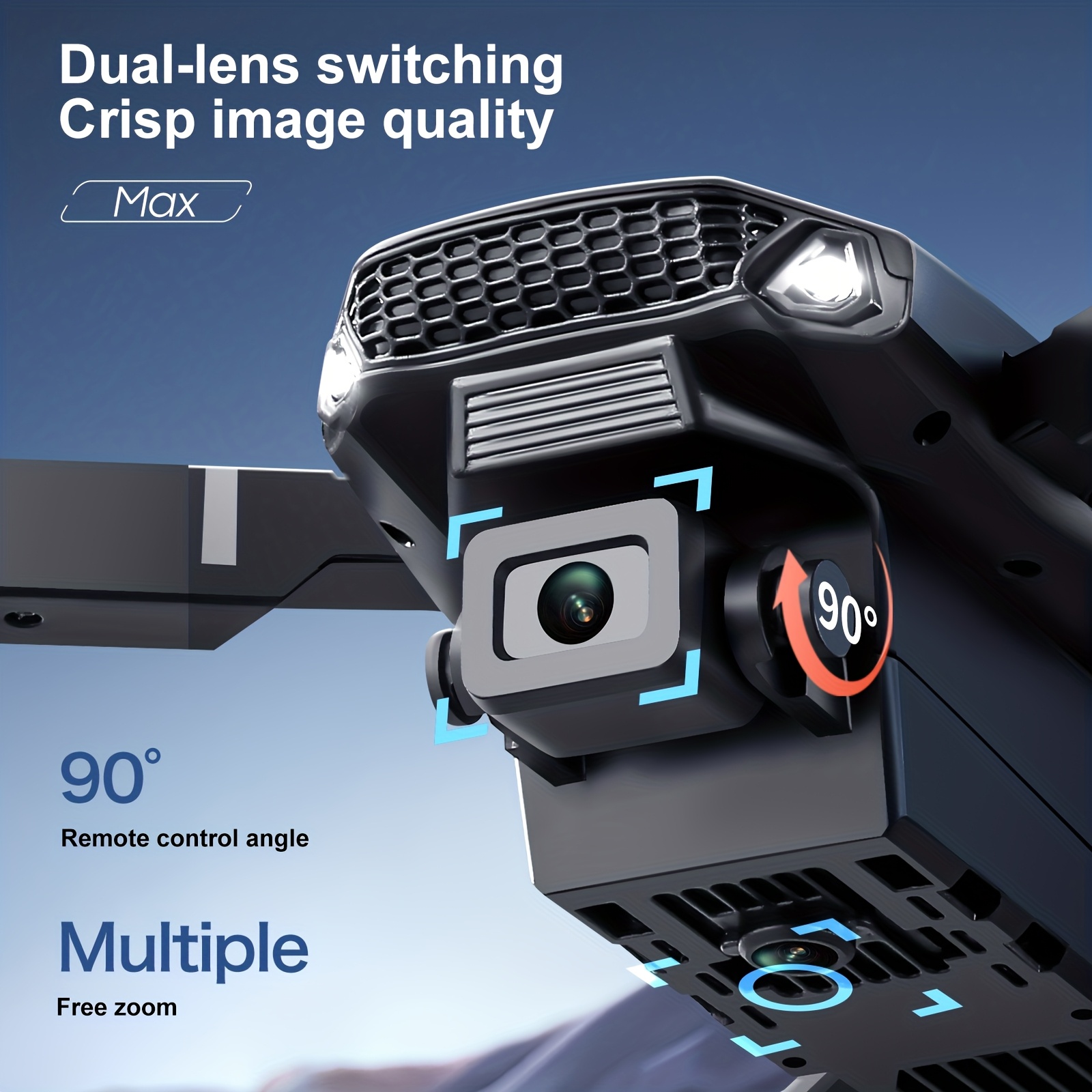 Drone Dobrável E88 PRO MAX Atu - Drone Racing Camera avaliação e preço